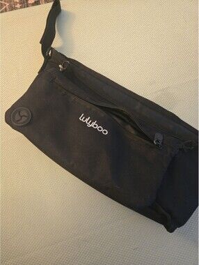 Lulyboo Universal Stroller Organizer Bag Black Canvas